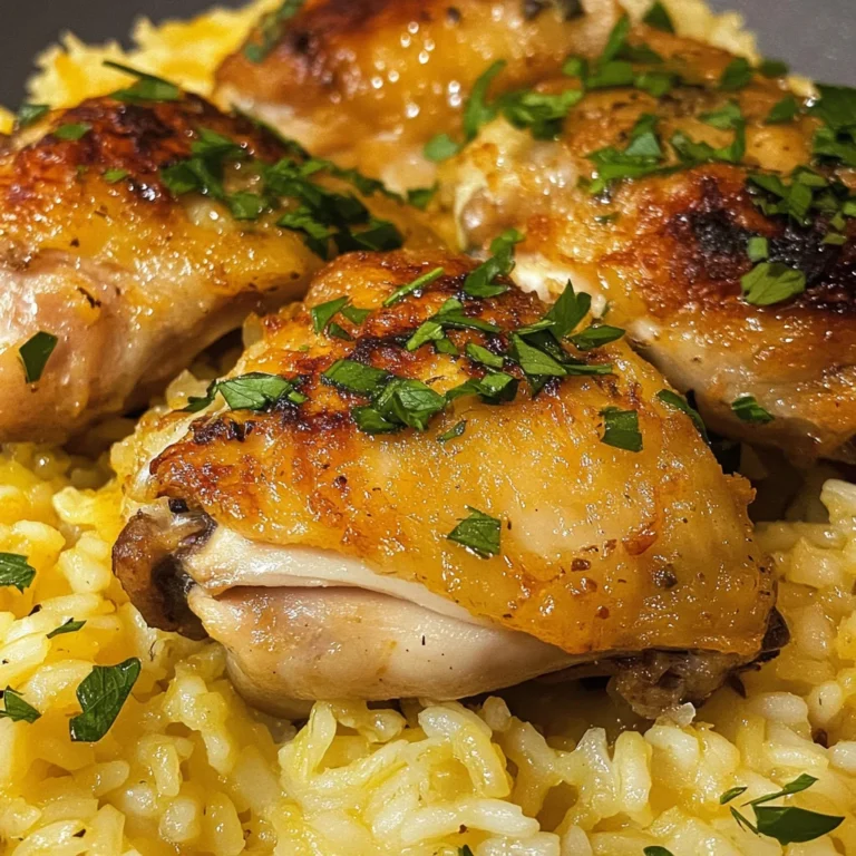 Oven Baked Chicken and Rice Recipe