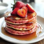 Perfect Breakfast Strawberry Pancakes - Alrightwithme