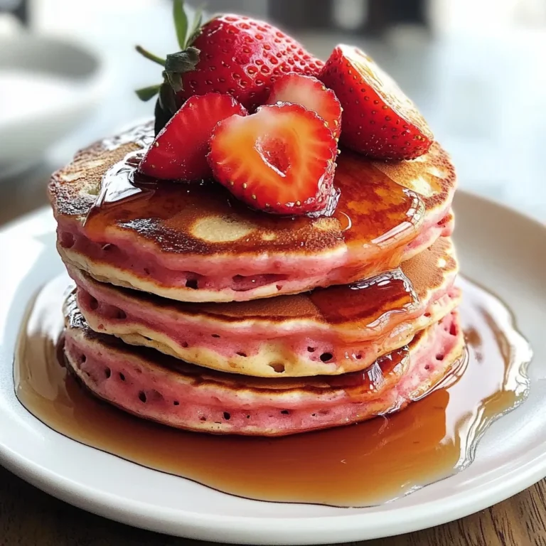 Perfect Breakfast Strawberry Pancakes - Alrightwithme