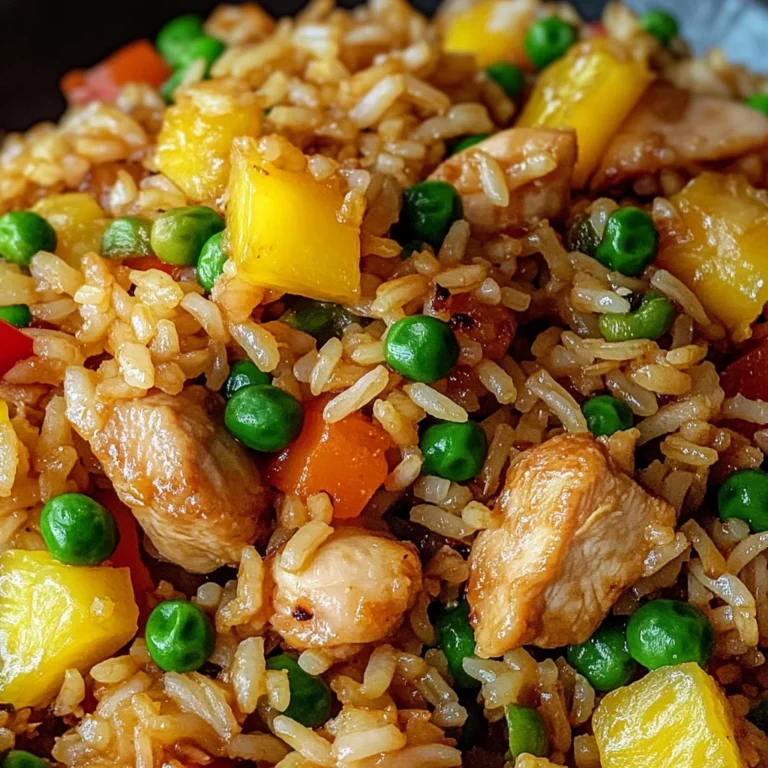 Pineapple Chicken Fried Rice Recipe