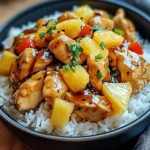 Pineapple Chicken and Rice: Quick Tropical Delight for Dinner
