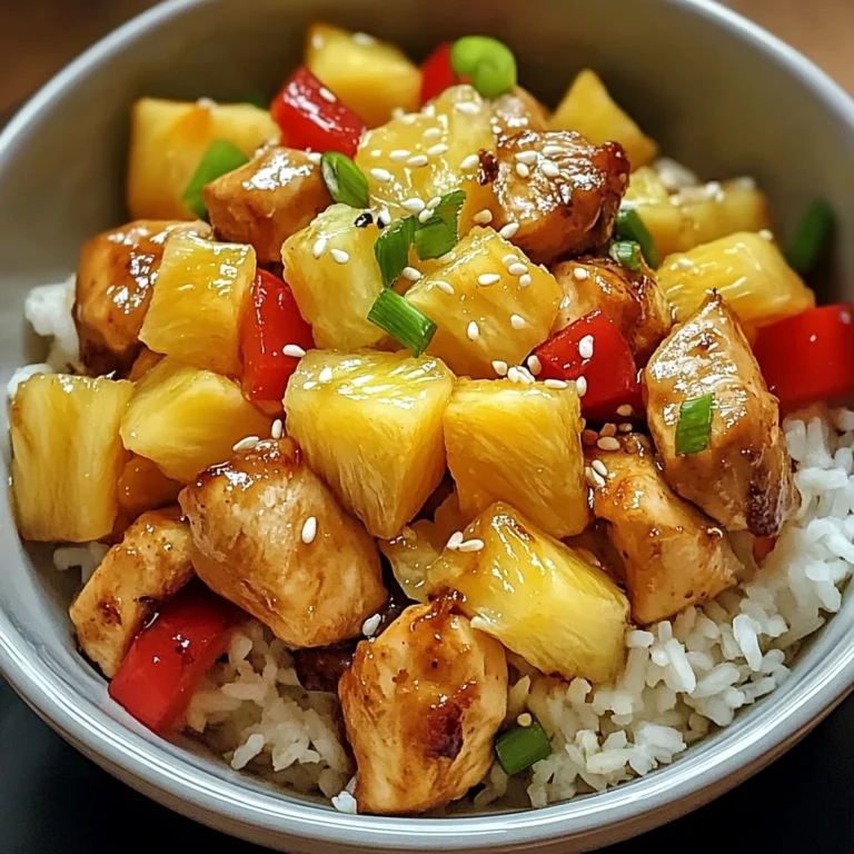 Pineapple Chicken and Rice Recipe – Easy Tropical Flavor