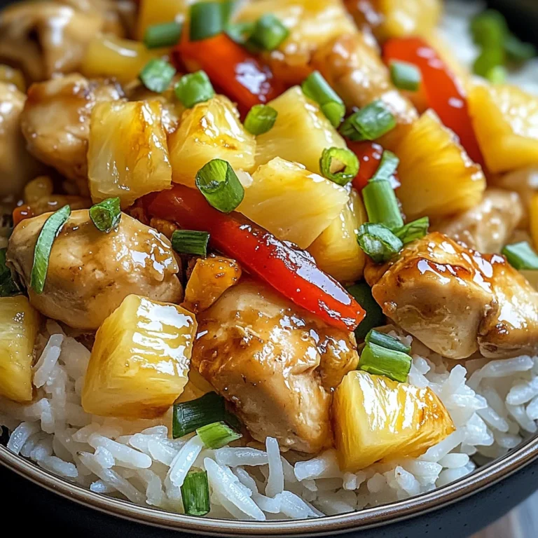 Pineapple Chicken with Rice