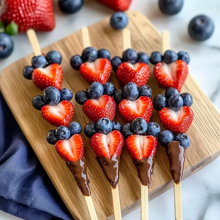Quick Valentine and Day Fruit Skewers