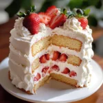 Strawberry Chiffon Cake
