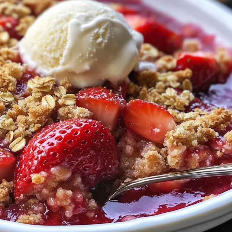 Strawberry Crisp Recipe
