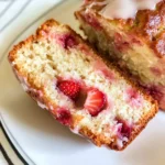 Strawberry Quick Bread with Fresh Berries
