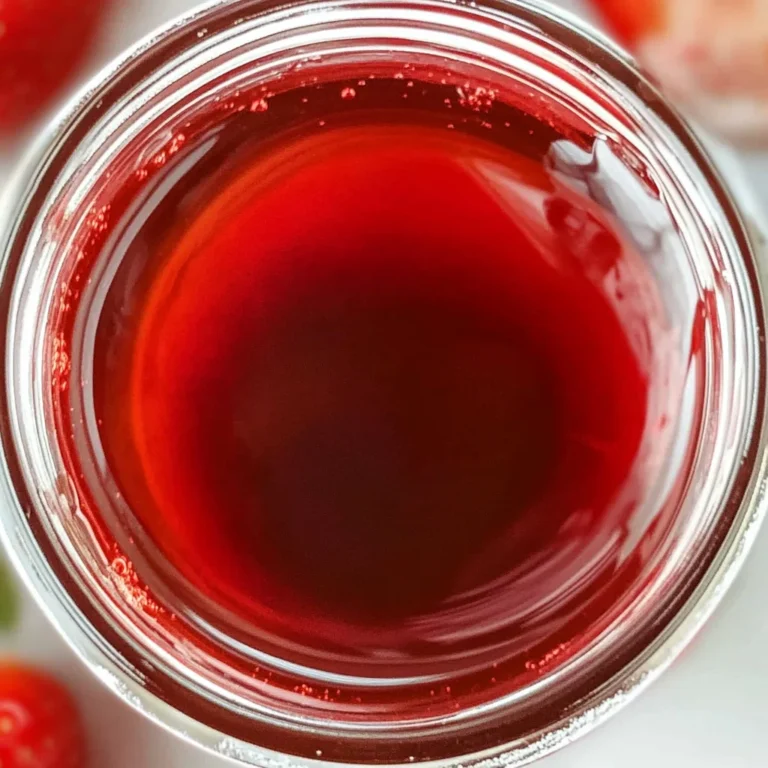 Strawberry Simple Syrup