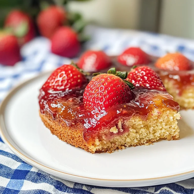 Strawberry Upside Down Cake