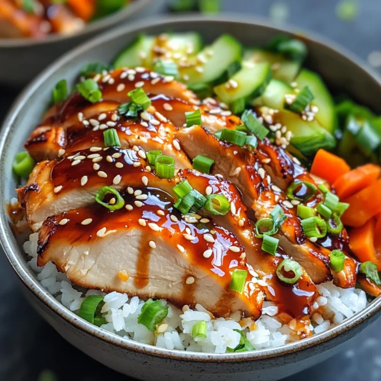 Teriyaki Chicken Rice Bowl (amazing Recipe)