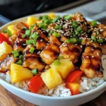 Teriyaki Pineapple Chicken Bowls: A Flavorful Delight!