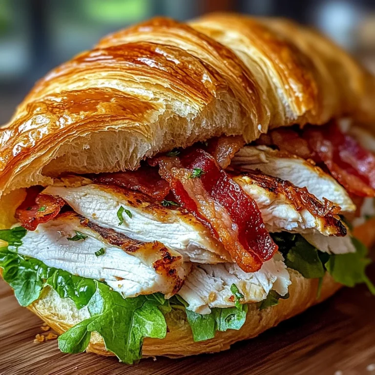 Turkey Bacon Chicken Croissant