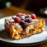 croissant french toast casserole